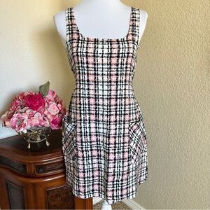 Vintage Anxiety Plaid Jumper Dress